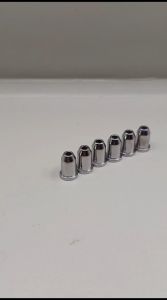 Penahan Senar String Guides Ferulle Body Gitar Vintage Chrome 6Pcs