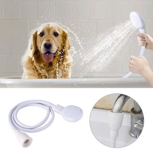 Pet Dog Cat Shower Head Handheld Pet Bathing Shower Tool Tap Hose Pet Dogs Cleaning Shower Sprayer