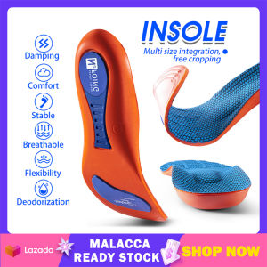 Elastic Orthotic Insole 1 Pair Arch Support Flatfoot Shock Absorption EVA Breathable Health Sole Pad Shoes Cushion Foot Pain Insoles