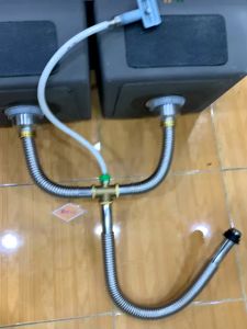 Bộ xả chậu rửa chén đôi inox 304 KAG-BXC26 bộ ống thoát bồn rửa bát D110 chất liệu SUS304 siêu bền thoát nước nhanh sử dụng tốt