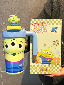 Giant Insulated Tumbler with Straw High Aesthetics Birthday Gift