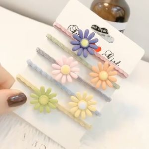 GGS ACC204 Ikat Karet Rambut Fashion Wanita Bunga Daisy Casual Style Elastis