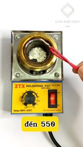 Bể Nhúng Thiếc Hàn NNT5CM Nồi Nấu Chì Hàn Máy Nhúng Thiếc