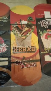 kemasan kebab/kertas kebab murah berkualitas isi 100 picis