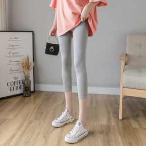 miiow | Pure Cotton Slim Fit High Waist Tight Pants Womens Summer New Style Outdoor Wear Thin Model Plus Size Butt Lifting