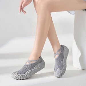 XKA Summer Mesh Floor Shoes Socks Breathable Outdoor Anti-slip Soft Thick Bottom Shock Absorption Sports Fitness Yoga Jump Rope Exercise