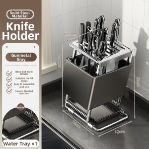 Multipurpose Stainless Steel Knife Holder