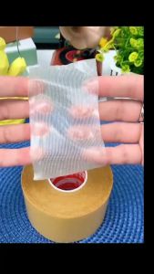 High Stickiness Fabric Mesh Tape - Multifunctional Double Sided Tape - Heavy Duty Super Sticky Fiberglass Tapes - Multipurpose Tape for Mounting Carpets Pictures Posters Frames