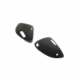 1 Pair For VW Volkswagen Golf 8 MK8 R GTI RLine W/Lane Assist 2020-2022 Side Wing Rearview Mirror Cover Housing Car Accessories