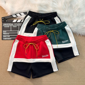 Quần Short Vải Cotton Pha Trộn Rộng Rãi Mùa Hè Cho Nam Và Nữ Quần Đi Biển Hip Hop Quần Thể Thao Thời Trang Quần Dài Đến Đầu Gối