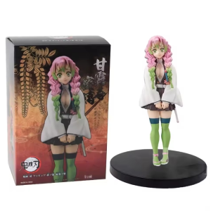Bandai | New Anime Ornament Kimetsu No Yaiba Figure 18cm Nezuko Tanjirou Mitsuri Shinobu Zenitsu Kyoujurou Action Figural Model Toy Gifts