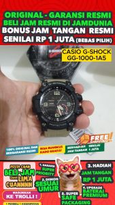 CASIO ORIGINAL - CASIO G-SHOCK - GG-1000-1A5 - MEN - Digital - Krem Coklat - Jam dunia JD18 # Jam Tangan Pria Cowok Anti Air G SHOCK GSHOCK GSHOK SOK DIGITAL Analog + CASIO GG 1000 1A GG-1000 1000 GG1000 GG-1000-1A $ WR2 STR BS7 D1307