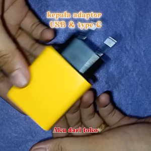 B10 ORI 100% KEPALA CHARGER PENGISI DAYA CEPAT SUPER FAST CHARGING USB A TYPE C PD BATOK ADAPTOR