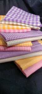 Kain Kotak Kotak 1 cm kain Kotak Lilac kain Kotak khaki kain Kotak Pink kain Kotak lining kain katun kain yanded