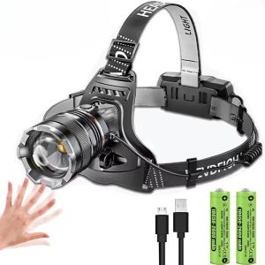 BALDR | Đèn Pha LED Gắn Trên Đầu Có Khả Năng Zoom Dành Cho Câu Cá Với Thời Lượng Pin Dài Đèn Pha Ngoài Trời Mạnh Mẽ Đèn Tìm Kiếm Chống Nước Đèn Pha Cắm Trại