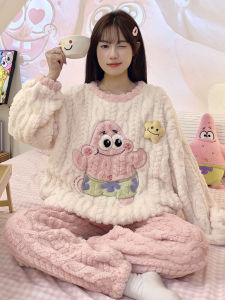 HANQIANNUO | Soft & Warm Womens Autumn Winter Sleepwear