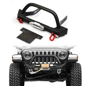 Rc Car Metal Front Bumper For 1/10 Rc Crawler Axial Scx10 II 90046 Traxxas Trx4 Defender Upgrade Parts Accessories