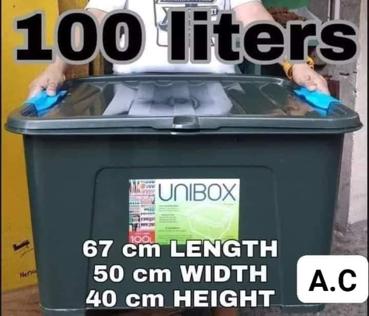 100 liters storage box buy 1 take 1 | Lazada PH