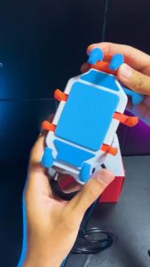 Motowolf Phone Holder Motor Anti Getar 2827D 2827E - Wireless Charger