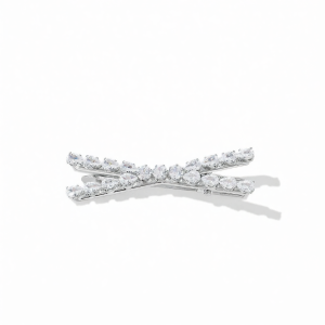 DODO.GOGO | Kẹp Tóc Sang Trọng Hình Giọt Nước Chéo Zircon