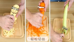 Pisau Peeler 2in1 Pengupas Kulit Buah Sayur Stainless Steel Peeler