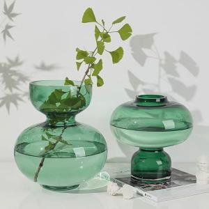 Scandinavian Minimalist Creative Clear Glass Flower Vase Large