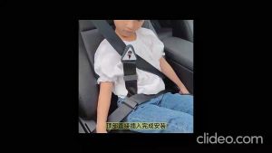 Child Safety Belt Adjuster Shoulder Guard Buckle Seatbelt Adjuster For Kids Car Seat Belt Triangle Fixation Belt Seat Belt Adjuster