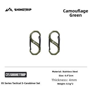ShineTrip | Outdoor Stainless Steel Hook S-Type