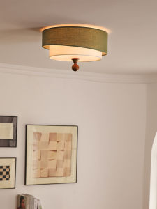 SANGEJIANGREN | Vintage Cream Style Fabric Lamp