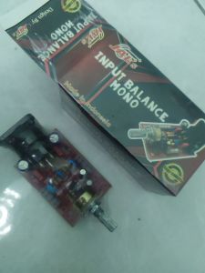 modul kit rangkaian volume control mono sambung ke power