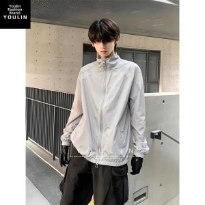 YOULIN | Fast Drying Cooling Silk Sun Protection Jacket For Men Summer Breathable Sport & Cycling