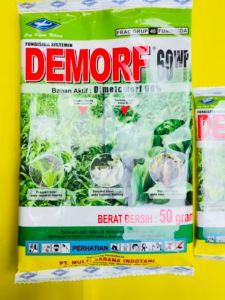 Fungisida sistemik DEMORF 60 WP dr Cap Kapal Terbang