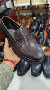 Mens Loafer Shoes High Quality Wear-Resistant Full Grain Leather Casual Shoes