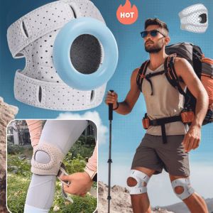 Patella Strap Brace Pressurized Adjustable Silicone Shock Absorbing Knee Brace