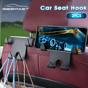 Geepact 2PCS Car Hooks Car Seat Hook Hanger Car Headrest Hook Universal Back Seat Hanger Cellphone Holder Hook Vehicle Hanger for Purses Bags  Clothes Umbrella Drink