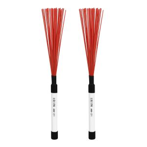 IRIN | IRIN AN-21 Cajon Drum Brushes Drum Sticks Nylon Drum Brushes Ergonomic ABS Handles for Percussion Tool Folk Music Performance