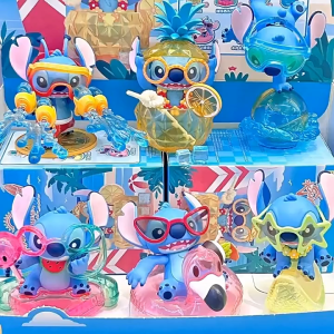 LYL Stitch Summer Carnival Series Blind Box Figure Toys Dolls Desktop Accessories Mystery Box Fun Gift Ornament
