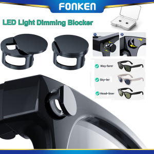 FONKEN 4PCS LED Light Cover For Meta Way-farer/Skyler/Headliner Glasses Sticker LED Light Blocking Covers