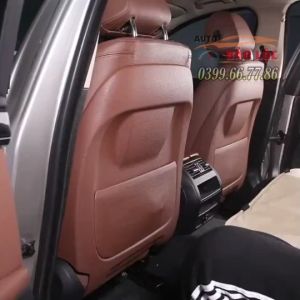 Túi da đựng đồ sau ghế ô tô có bàn gập chất liệu da loại cao cấp