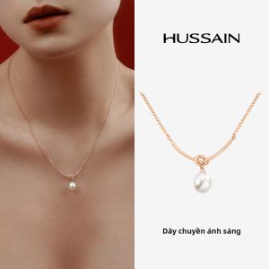 HUSSAIN | Dây Chuyền Pendant Đính Ngọc Trai Baroque Sang Trọng