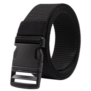 Tactical Nylon Belt For Man High Quality Trouser Men Belts Brown Outdoor Multi Functional Canvas Plastic Buckle Waistband DT043