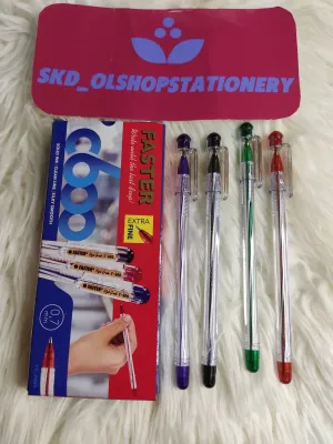 pulpen bolpoin pena Faster C 600 isi 6 pcs pena