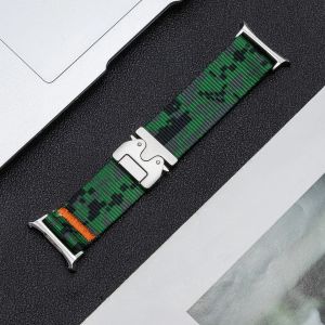 Nylon Strap for Samsung Galaxy Watch Ultra 47mm Camouflage Sport Watchband for Galaxy Watch 7 Ultra 47mm Women Man Strap
