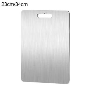 Titanium Cutting Stainless Boards for Kitchen Board 316 Steel Thickened Double Sided Food Grade Portable Fruit Meat Chopping