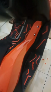 Dozeuscka Karpet dan Tankpad Motor NMAX NEO TURBO TECHMAX Bahan Karet PremiumTebalAnti luntur dan Licin