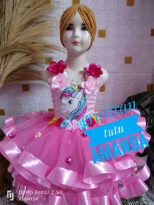 gaun anak tema unicorn