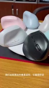 Wireless 2.4G Bluetooth Dual-Mode Vertical Mouse DPI Adjustable Office Stylish Slient Click Ergonomic Mouse For PC Computer