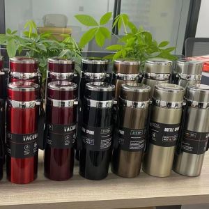 Business Star Pot Portable Large Capacity Water Bottle 316 Stainless Steel Insulated Carrying Strap True Motion Office Use