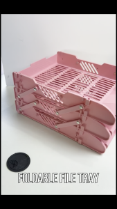 3 Tier File Tray A4 Paper Organizer Stackable Letter Document Tray Desktop Organizer File Holder Home Office Supplies