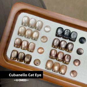 Caucasian Cat Eye Gel 2024 New Style Porcelain White Cross-Border Hot Sale Blinding Gold Light Crystal Stone Glass Bead Whitening